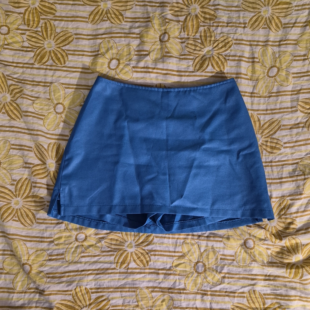 Garage Vibrant Blue Mini Skirt